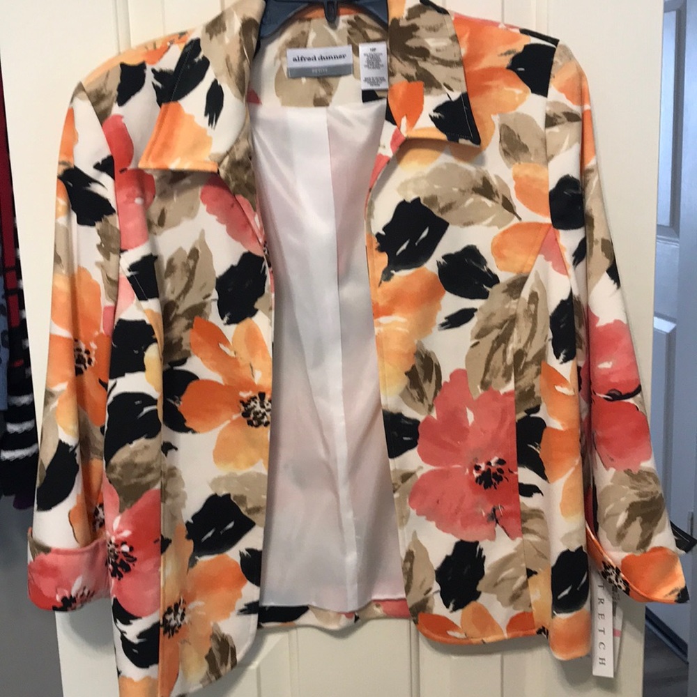 Multi color Alfred Dunner petite jacket